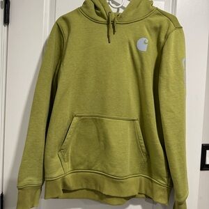 Carhartt Women's Olive Hoodie Sweater size Large
